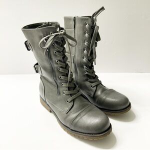 Dream Pairs Terran Gray Winter Combat Boots 8.5